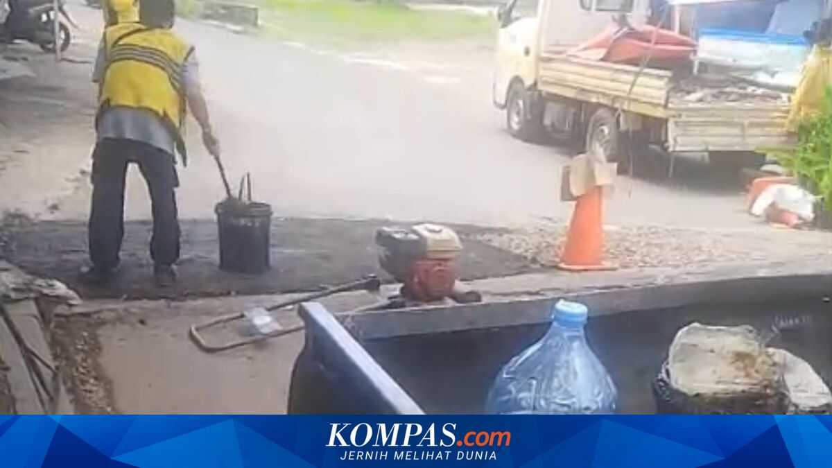 Kampung Kramat Bridge Repaired Temporarily After Collapse, Small Vehicles Can Now Pass