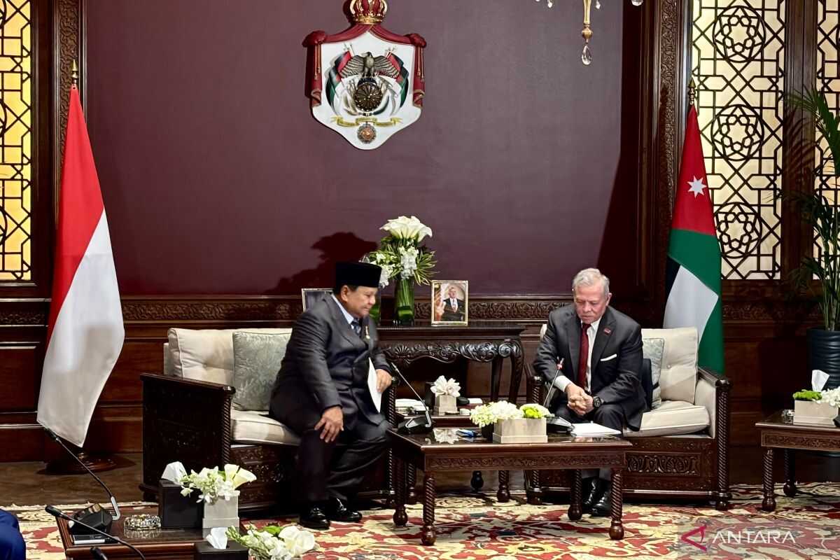 Jordan's King Abdullah Praises President Prabowo's Palestine Stance