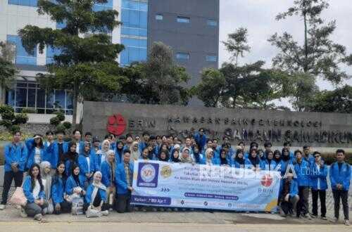 UBSI Students of Information Systems and Information Technology Visit BRIN Samadikun Bandung