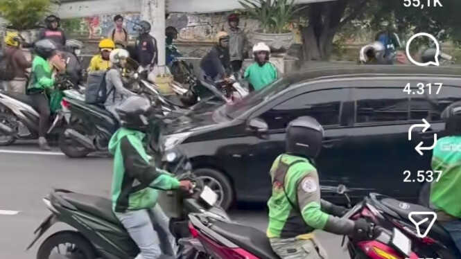 Shocking Confession from Driver of Car Travelling in the Wrong Direction in Central Jakarta, Attacked by Mob! Claims He Was Heading to Ancol