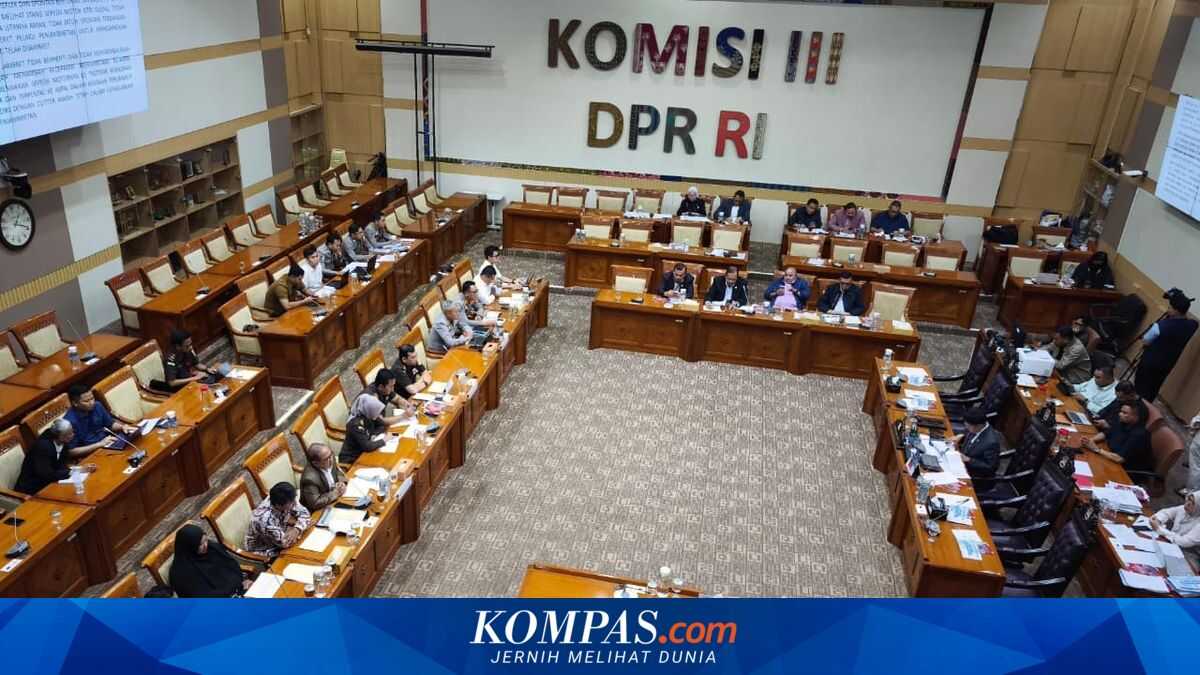 Head of DPR Commission III Ejects Housing Developer Representative from Jakarta Hearing for Breaking Parliamentary Rules