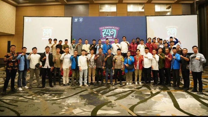 South Sumatra Police Chief Emphasises Synergy in Maintaining Security and Order During Iftar Gathering with Youth Organisations and Students