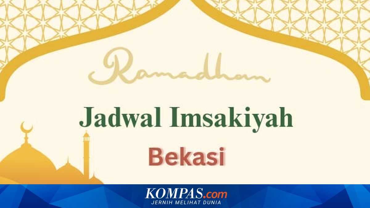 Bekasi City Imsakiyah Schedule for Friday, 27th February 2026