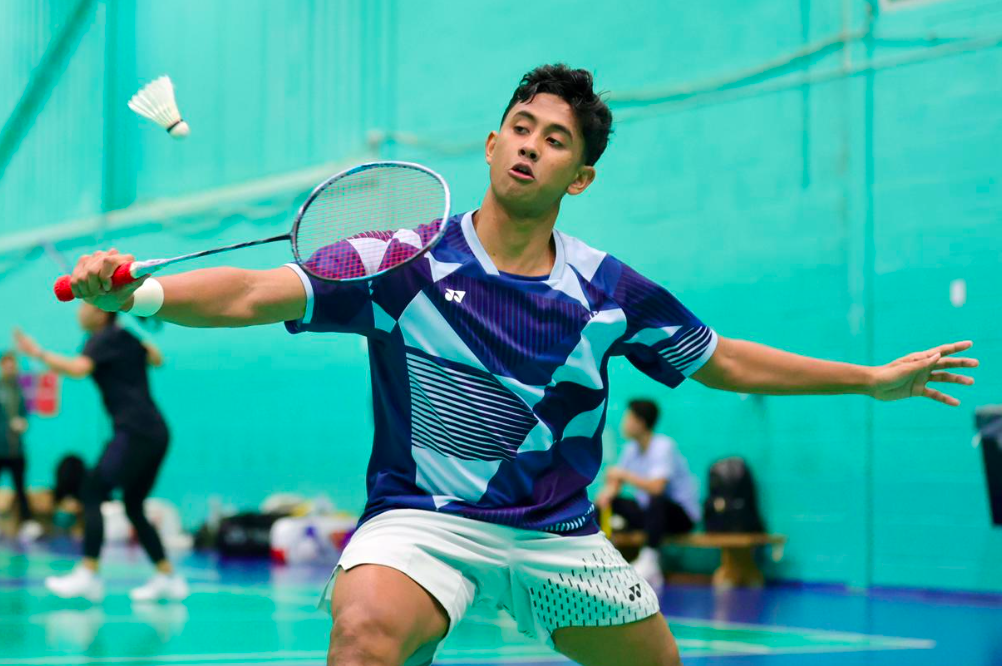 Ahead of the All England Open Badminton Championships, the Indonesian Team Acclimatises at the National Badminton Centre
