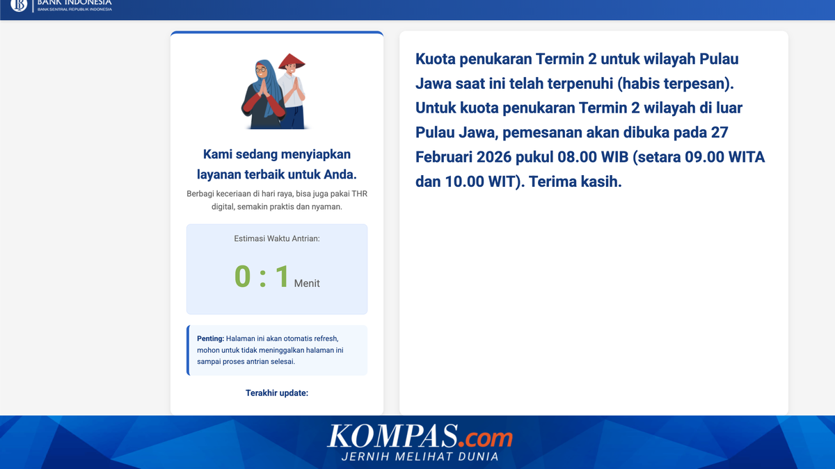 New Rupiah Exchange Programme 2026 Opens in Regions Outside Java Today at 08:00 WIB, Here's How to Register on PINTAR BI