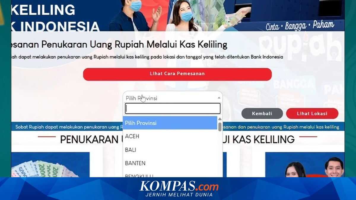 Bank Indonesia Currency Exchange Booking Quota Exhausted for Java Region