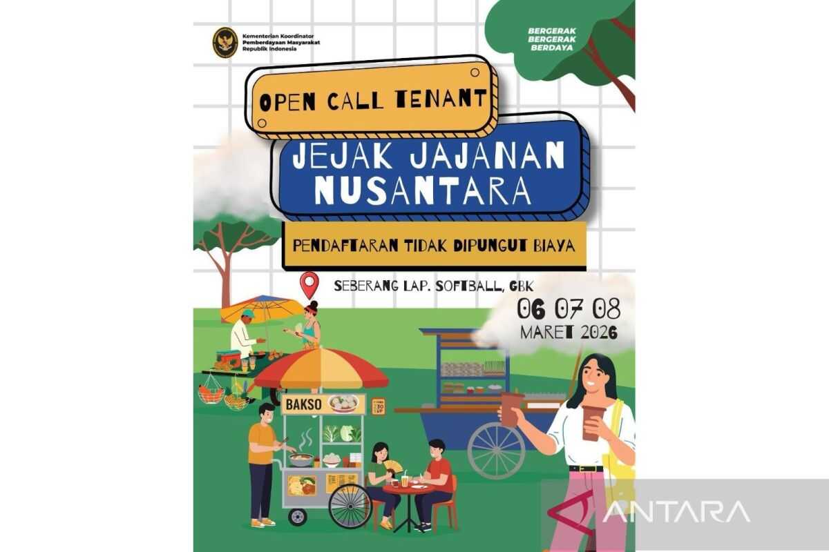 Coordinating Ministry for People's Empowerment invites SMEs to enliven 2026 Jejak Jajanan Nusantara Festival
