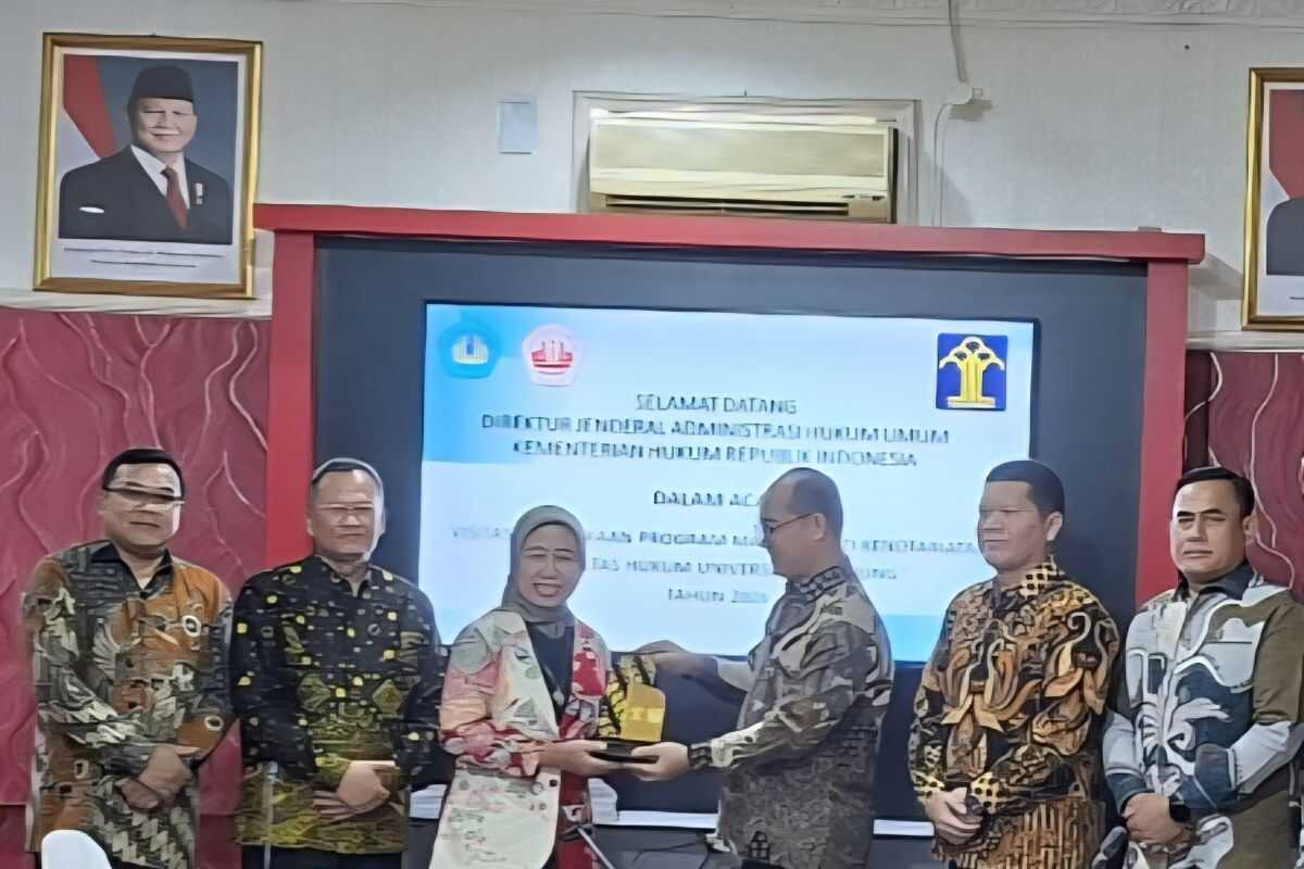 Director-General of Legal Administration Reviews Preparedness of Lampung University Law Faculty for Master's Programme in Notary Studies