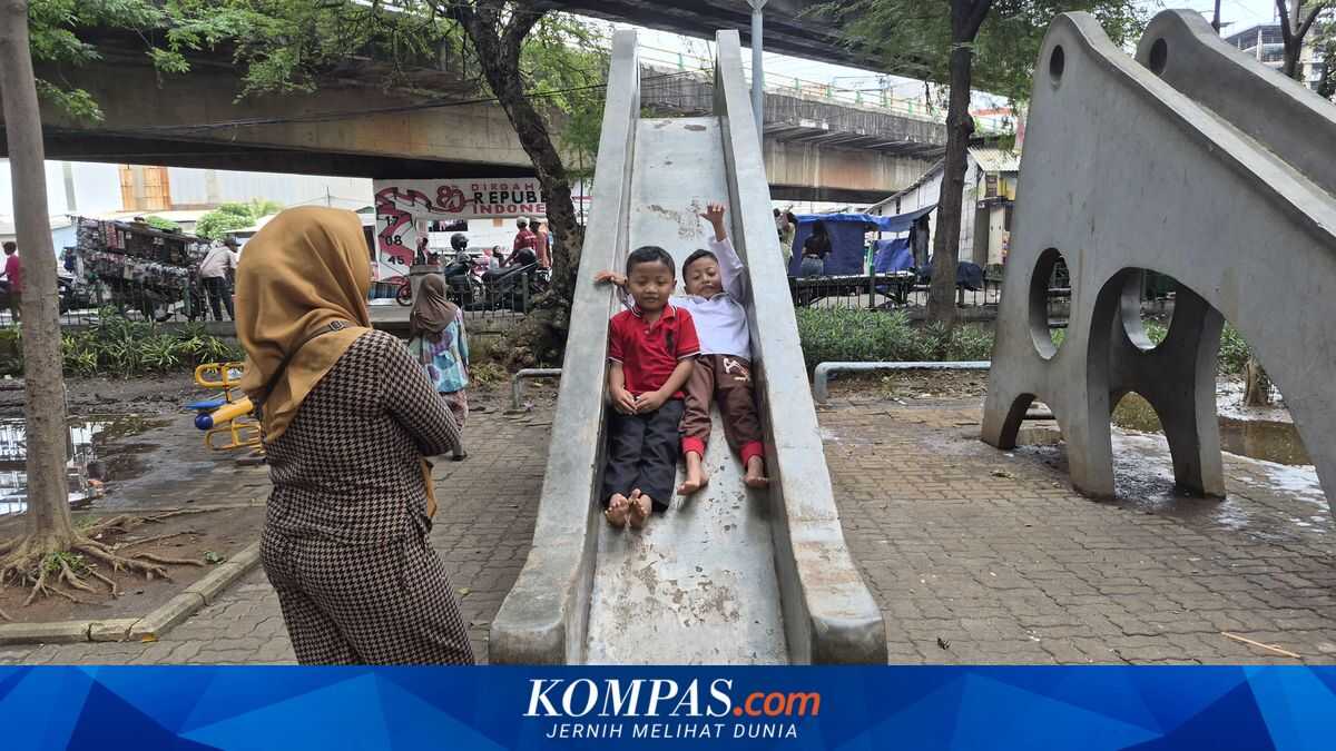 Cilincing Lestari Park in Poor Condition with Damaged Facilities and Child-Unfriendly Environment