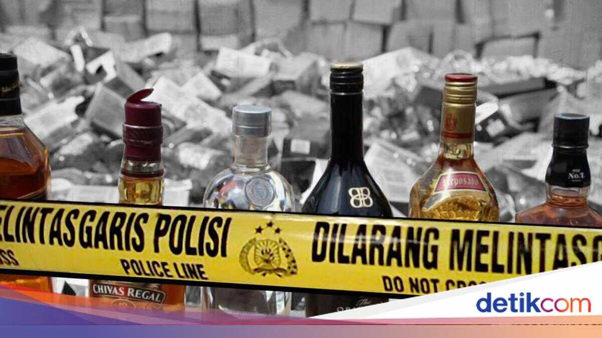 Banten Police Seize 7,471 Bottles of Illegal Alcohol Since Start of Ramadan