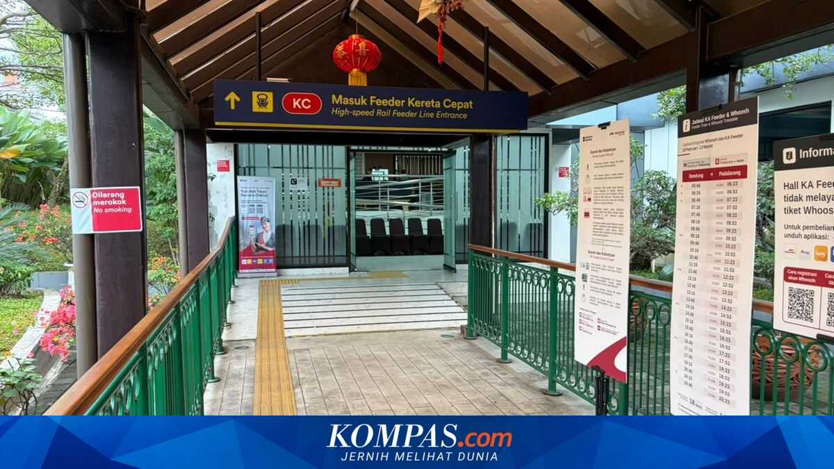 Whoosh Feeder Train Passenger Operations at Bandung Station to Move to Western Side in March 2026