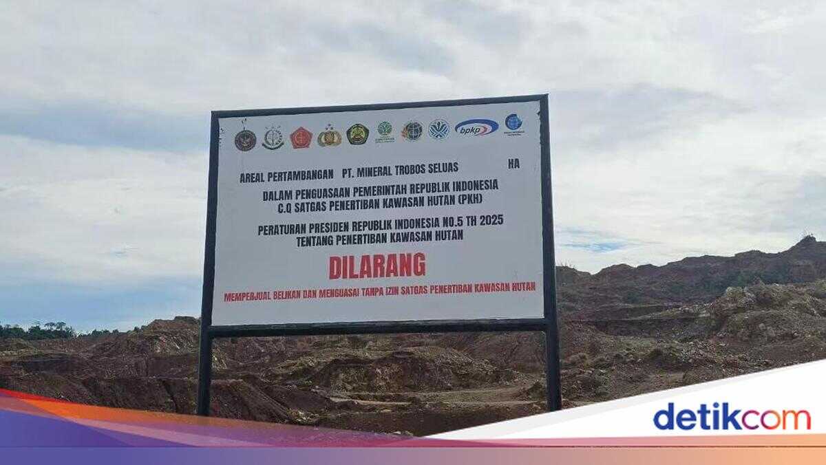 Task Force Seals Illegal Nickel Mining Area in North Maluku