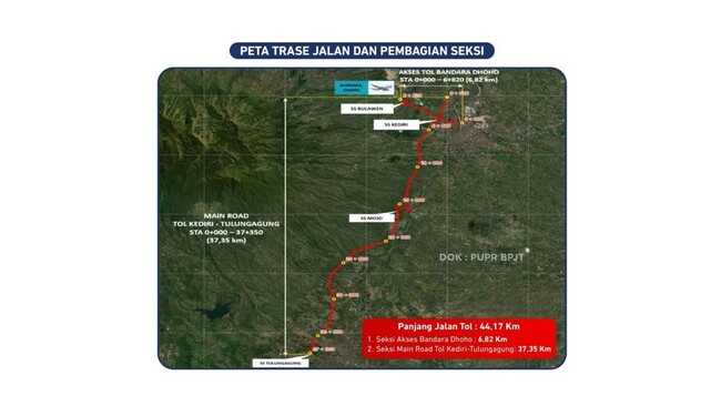 Kediri-Tulungagung Toll Road Breaks Through, Latest Update on Progress
