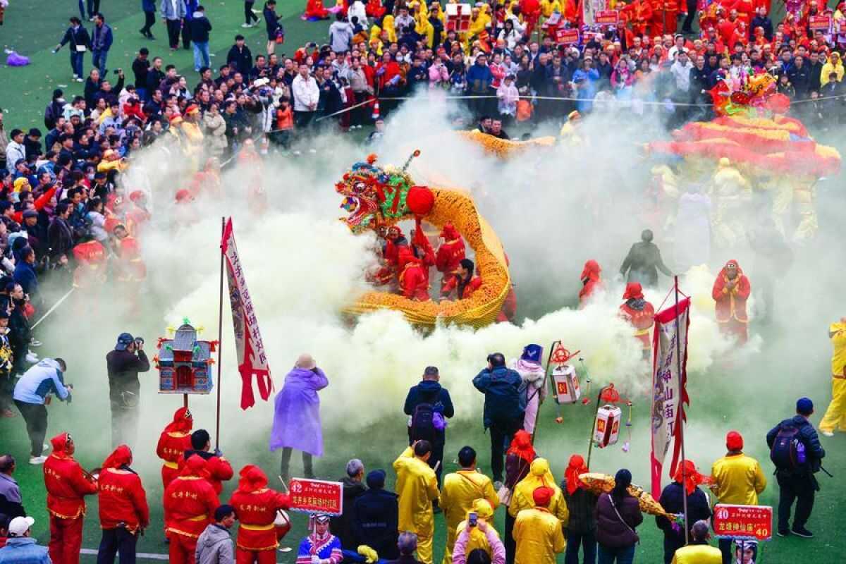 The Splendour of the Maolong Festival of the Yilao Ethnic Group in Guizhou