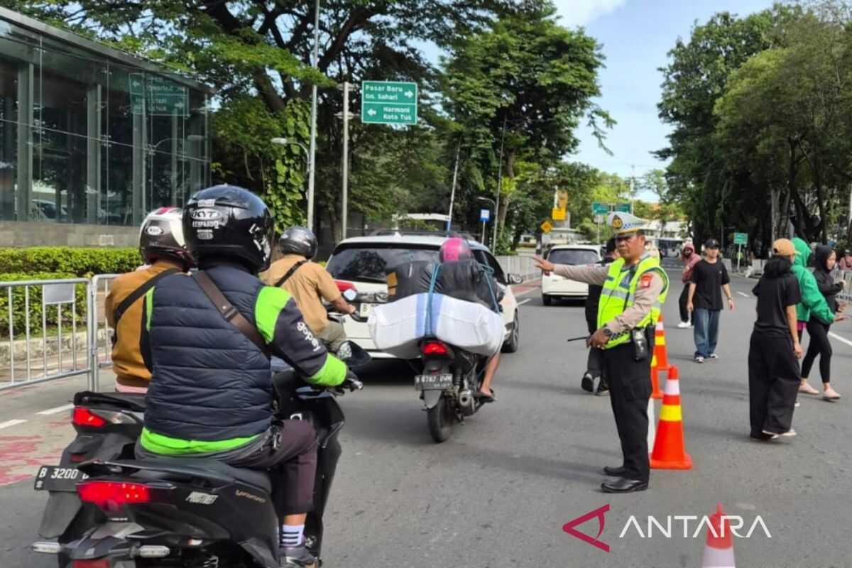 Police Implement Traffic Control Measures for Nusantara Lunar New Year Procession