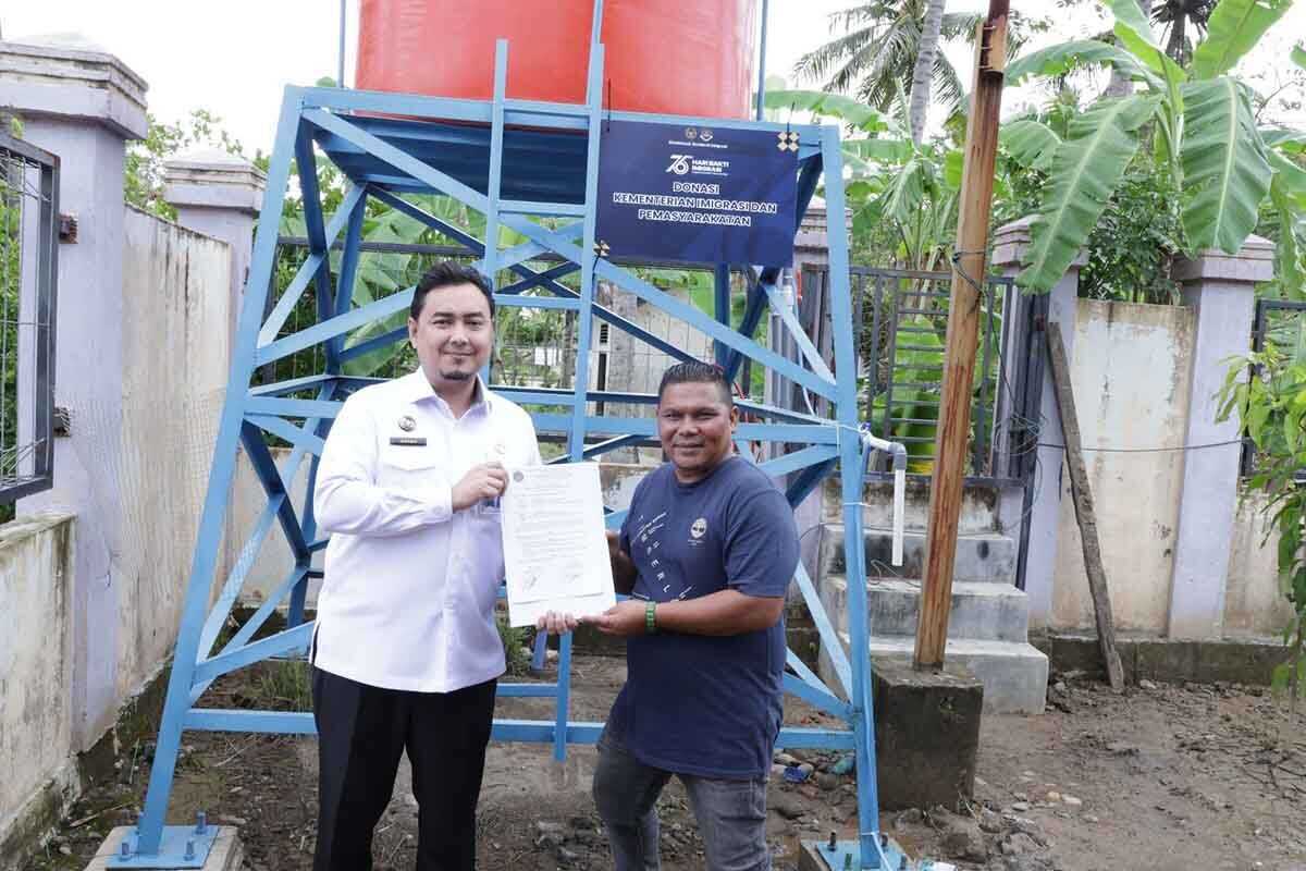 Lhokseumawe Immigration Office Delivers Boreholes for Village Maternity Clinic and Prayer House