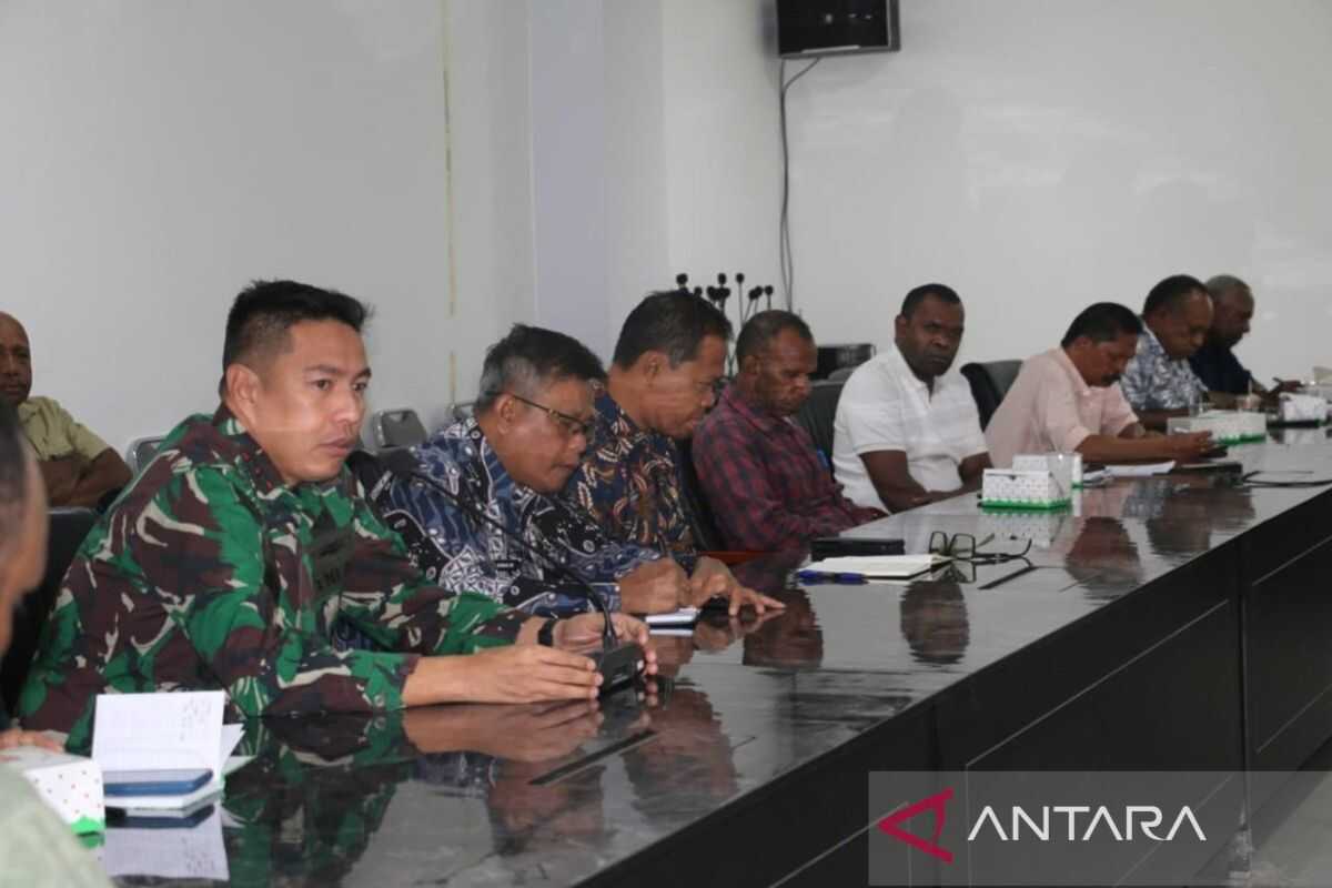 Kodim 1702/Jayawijaya Commits to Supporting Police in Maintaining Public Order