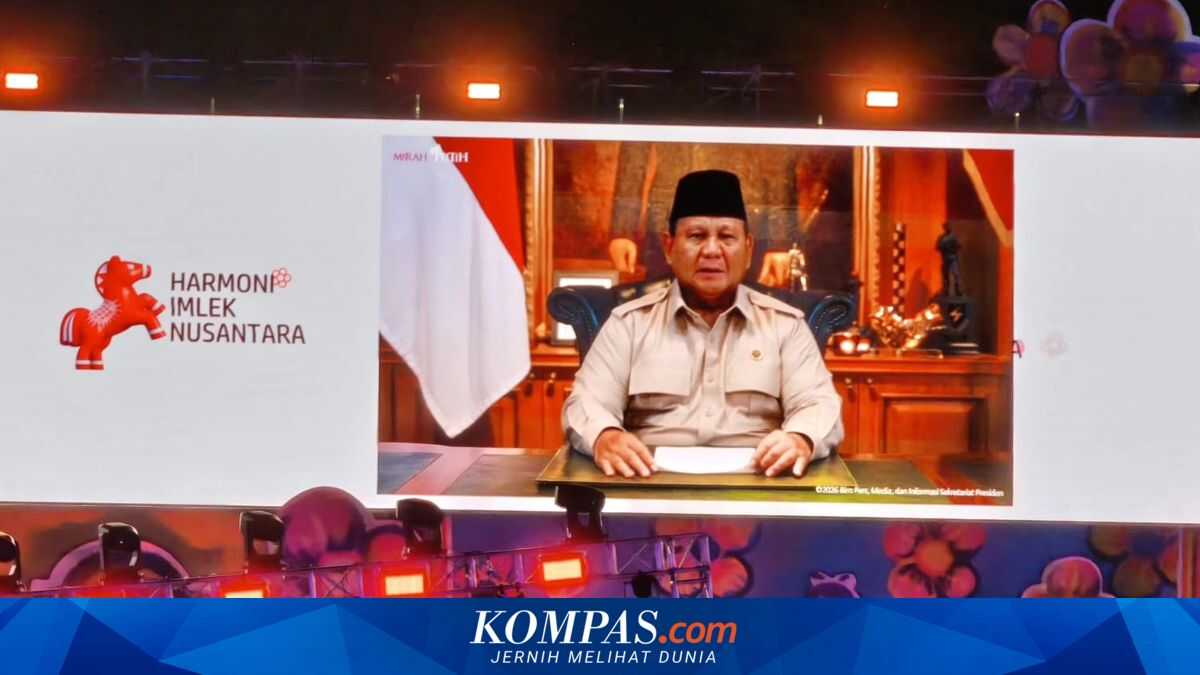 Prabowo: Lunar New Year Is a Moment of Nationalism, Brotherhood, and Unity