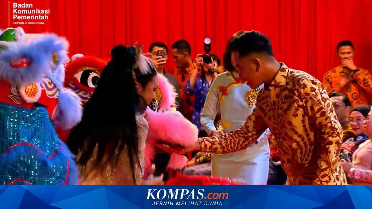 Vice President Gibran and Ministers Distribute Red Envelopes to Young Lion Dancers at Lunar New Year Celebration 2026