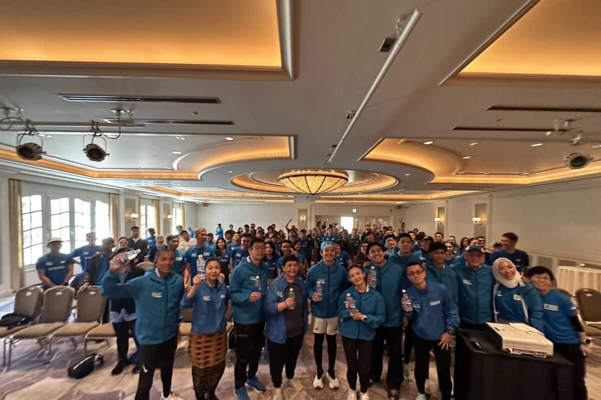 Indonesian Ambassador Welcomes Indonesian Runners Participating in Tokyo Marathon