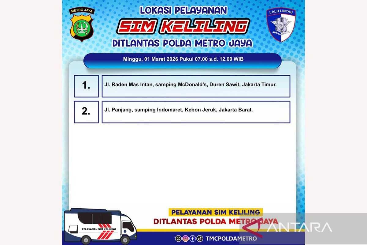 Mobile Driving Licence Service Available at Two Locations Today