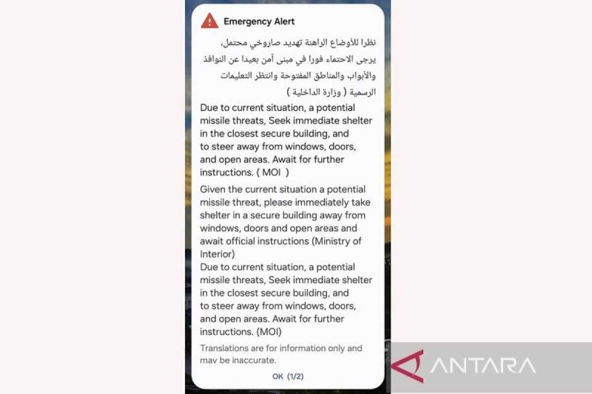KBRI Abu Dhabi Implements Level Three Alert in Response to Middle East Situation
