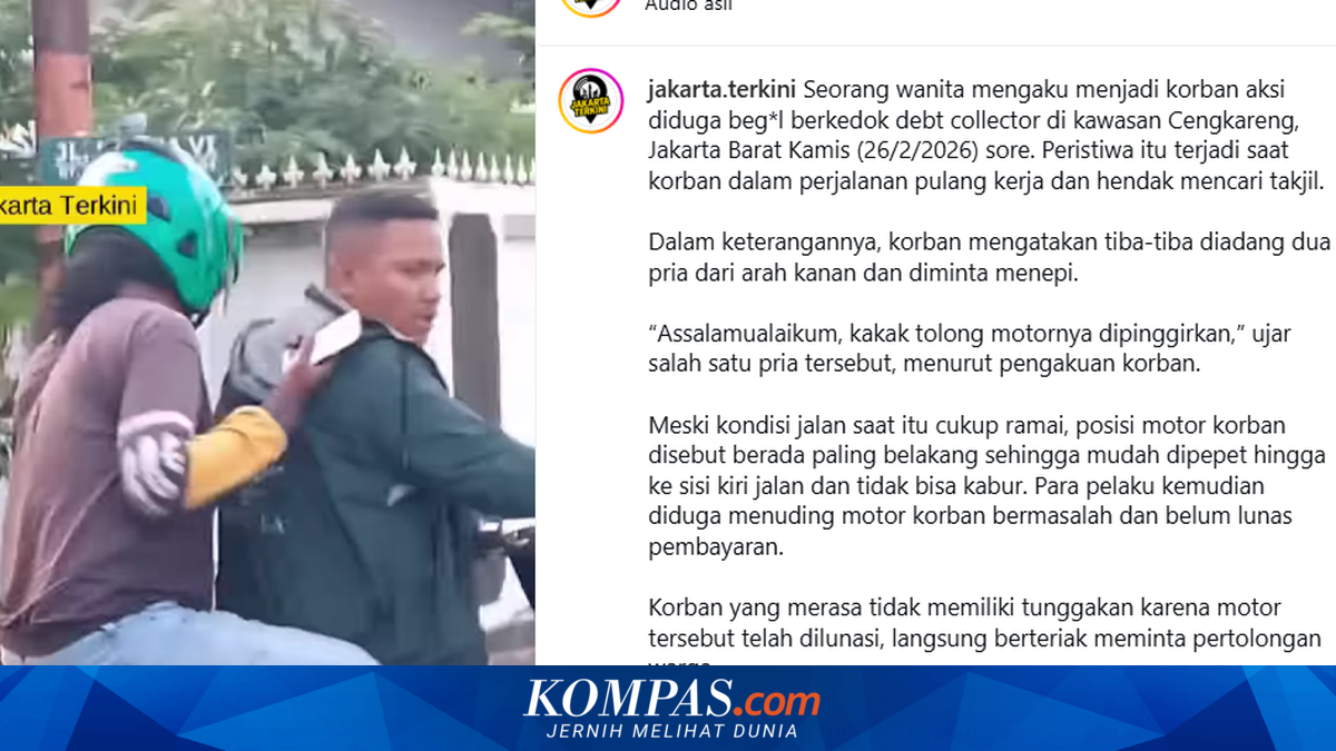 Woman in West Jakarta Claims to Be Victim of Armed Robbery Disguised as Debt Collection, Police Respond