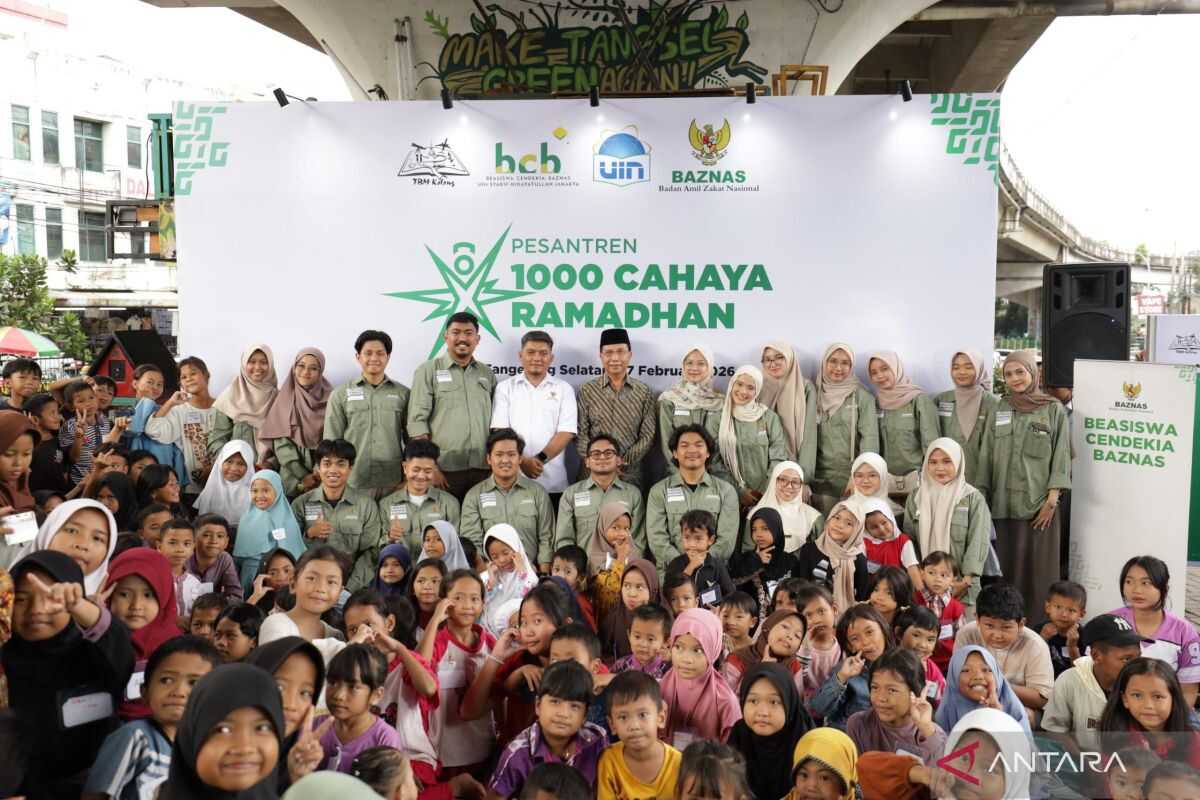 Baznas Provides Religious Education for Street Children in Ciputat, South Tangerang