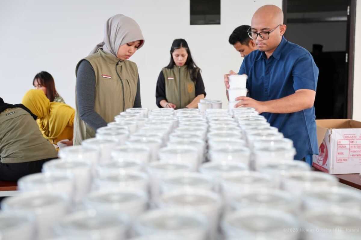 State Mosque of Nusantara Capital Provides 700 Portions of Breaking Fast Meal Daily