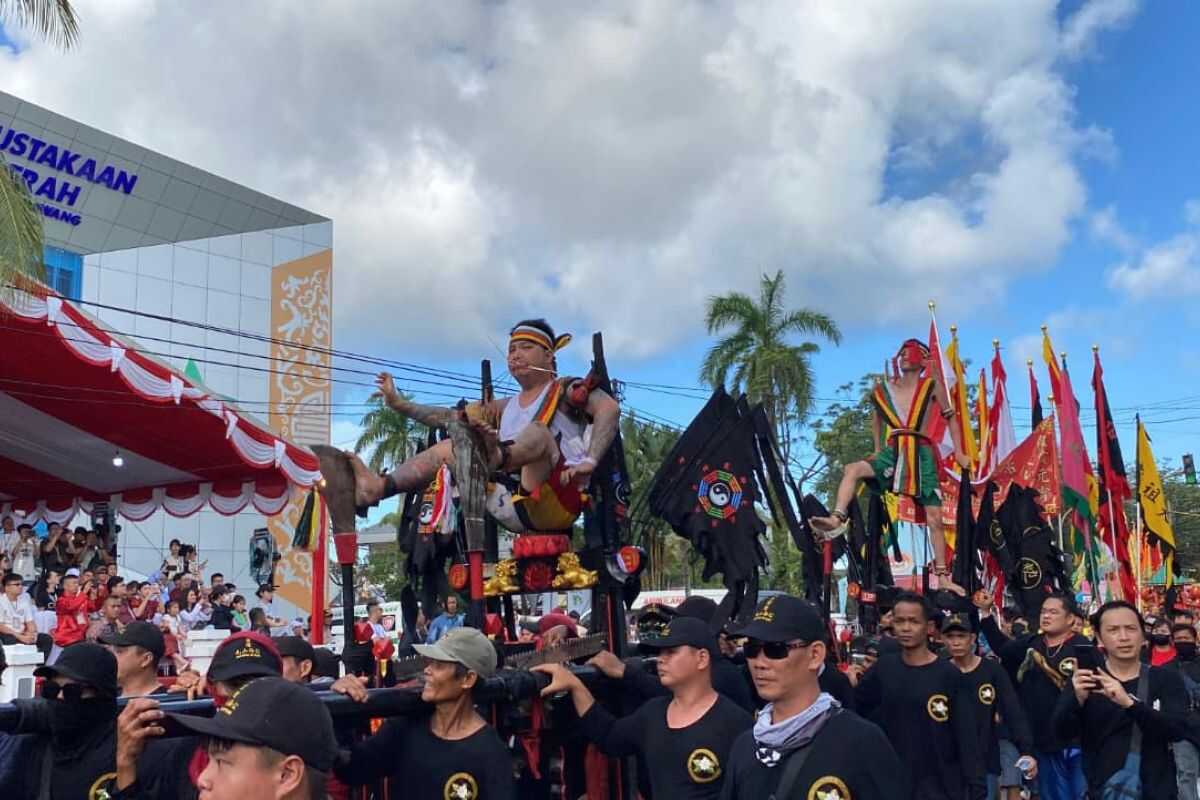 Singkawang Police Implement Traffic Management for Cap Go Meh Festival