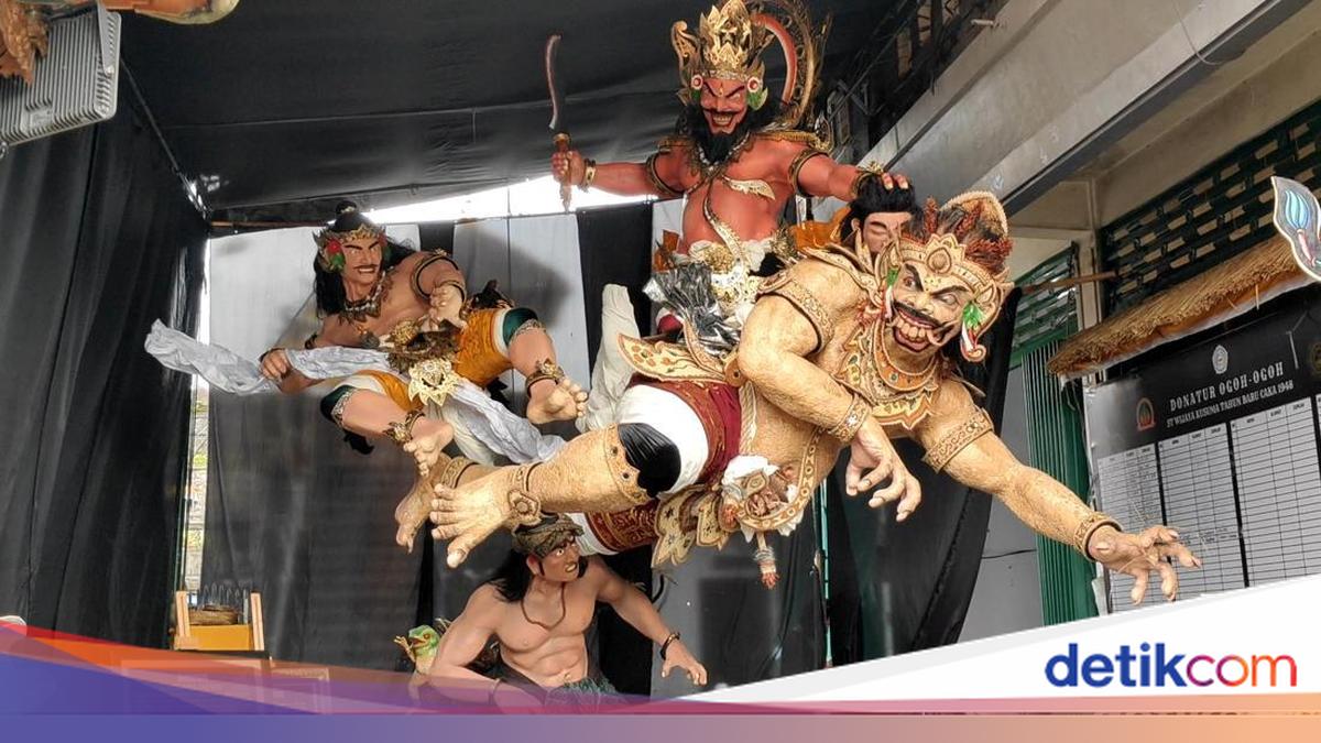 Creative Initiative: Youth in Badung Transform Eggshell Waste into Ogoh-Ogoh Costumes