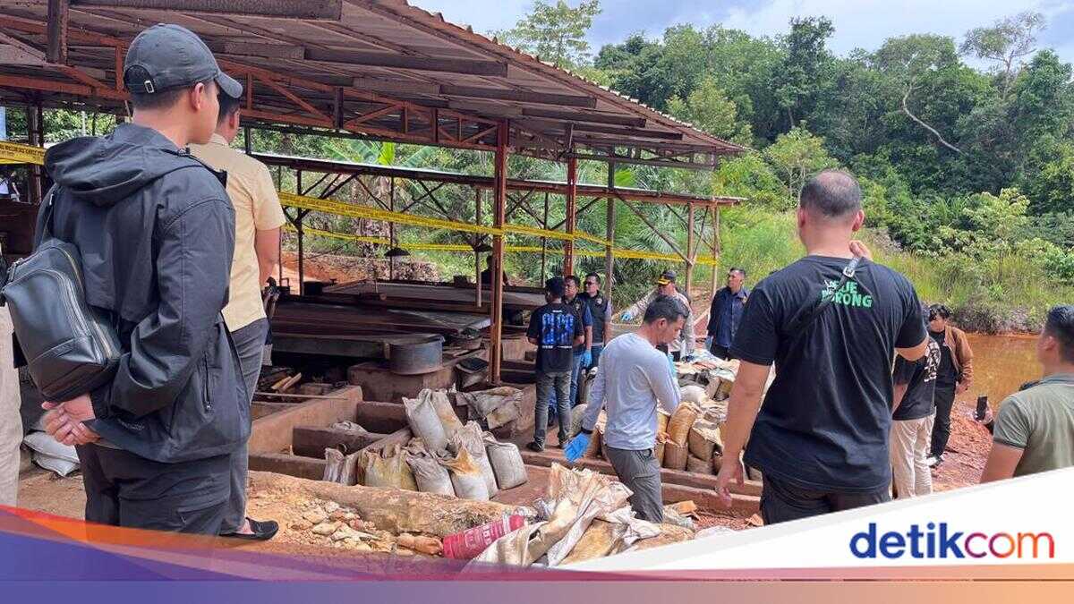 Criminal Investigation Directorate Arrests Seven Suspects in Illegal Tin Mining Operation in Bangka Belitung