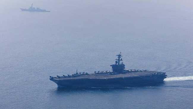 Boom! Iran Fires Four Ballistic Missiles at US Aircraft Carrier USS Abraham Lincoln