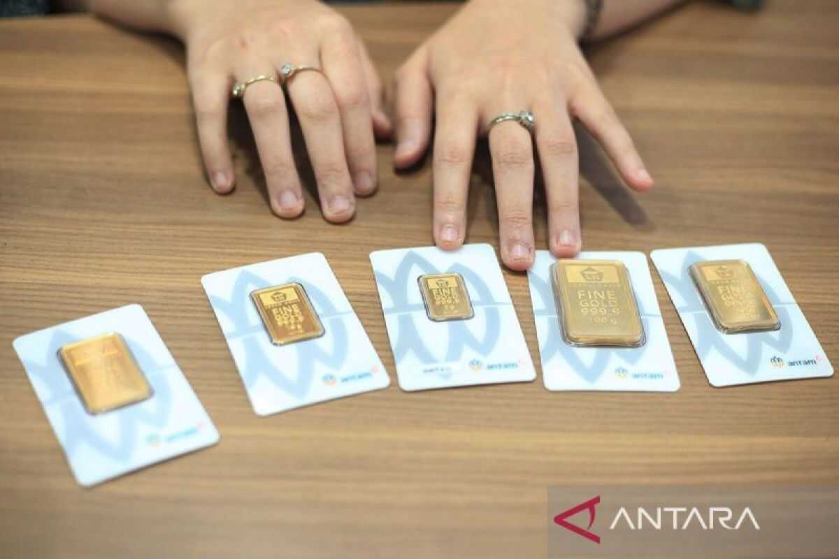 Antam Gold Surges Rp50,000 on Monday, Touching Rp3.135 Million Per Gramme