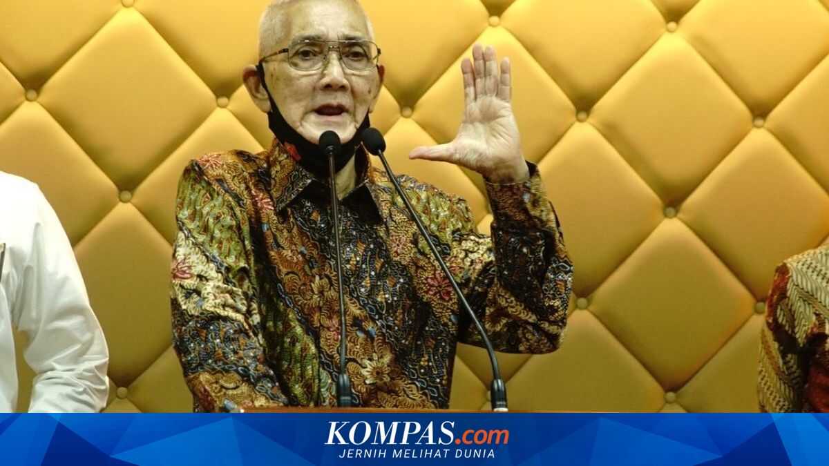 Former Vice President Try Sutrisno Admitted to Military Hospital from 16 February Before Death