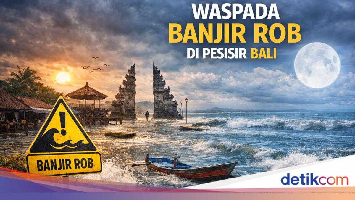 Alert! Tidal Flooding Expected Along Bali's Coastline from 2-9 March