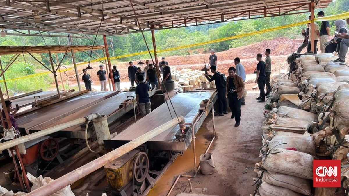 Bareskrim Arrests 7 Suspects in Illegal Tin Sand Smuggling to Malaysia