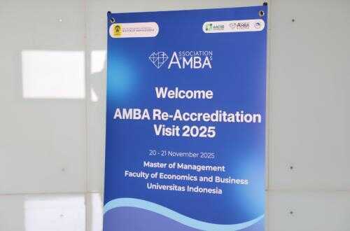 Master of Management Programme at FEB UI Achieves AMBA Reaccreditation to Strengthen Global Reputation