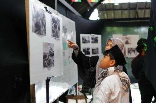 SAI Cipedak Students Raise Palestinian Issue Through Educational Installation