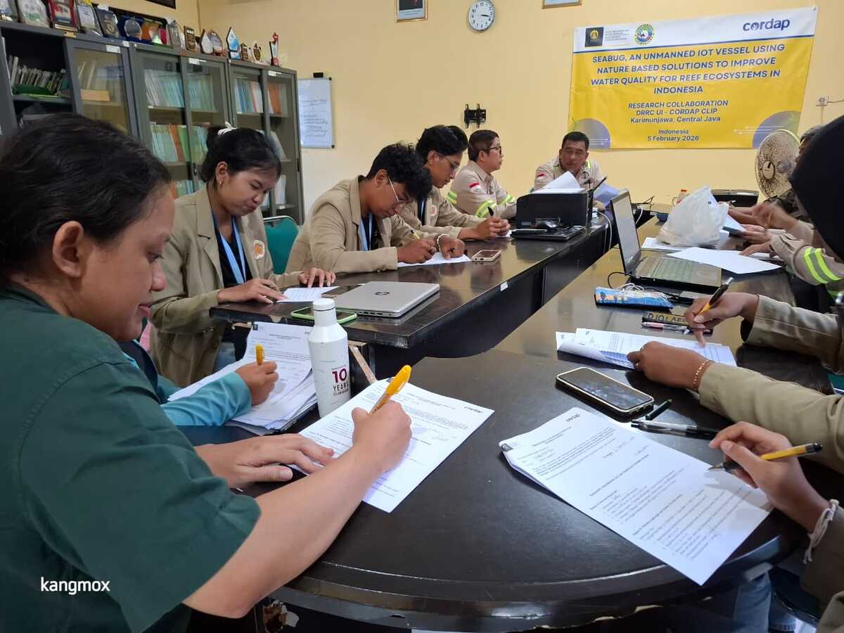University of Indonesia Partners with International Bodies to Launch Unmanned Vessel for Coral Reef Protection in Karimunjawa