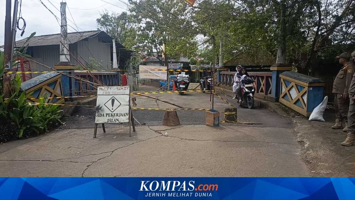 Kampung Kramat Bridge Settles: Steel Plates Installed to Allow Motorcycles to Pass
