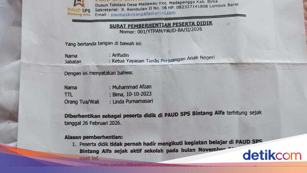 Student Dismissed From Bima Early Childhood Centre Following Mother's Social Media Critique of Free Nutritious Meal Programme