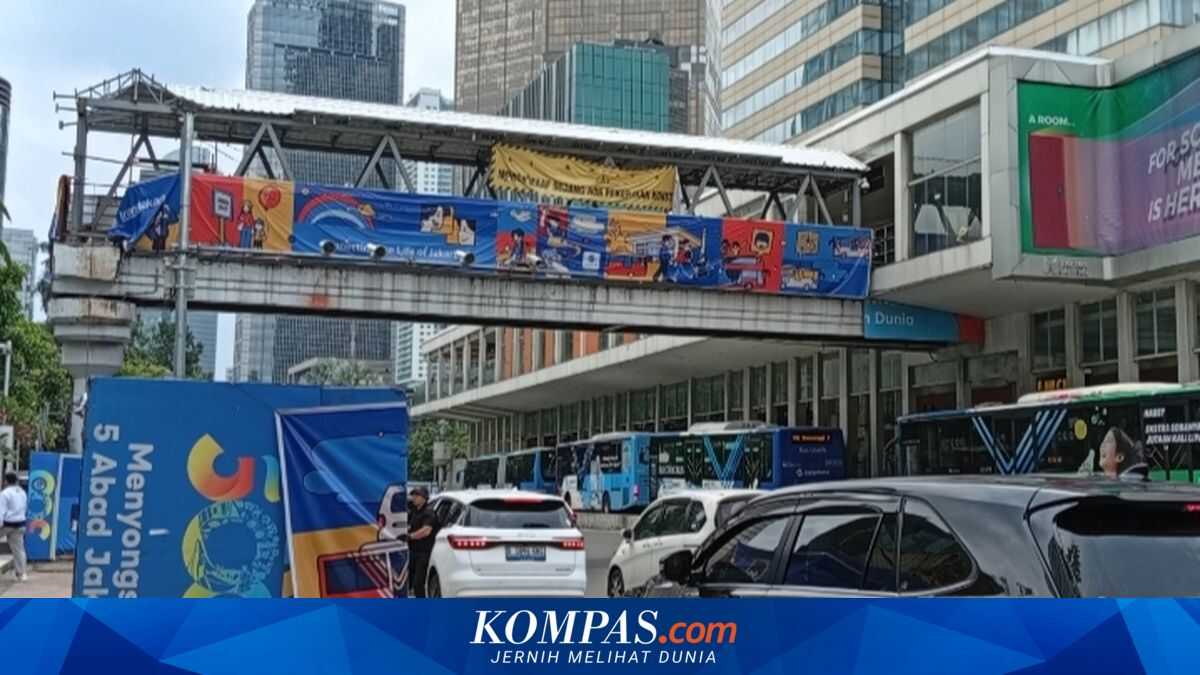 Pramono Proposes Direct Connection of MH Thamrin Pedestrian Bridge to Sarinah Shopping Centre