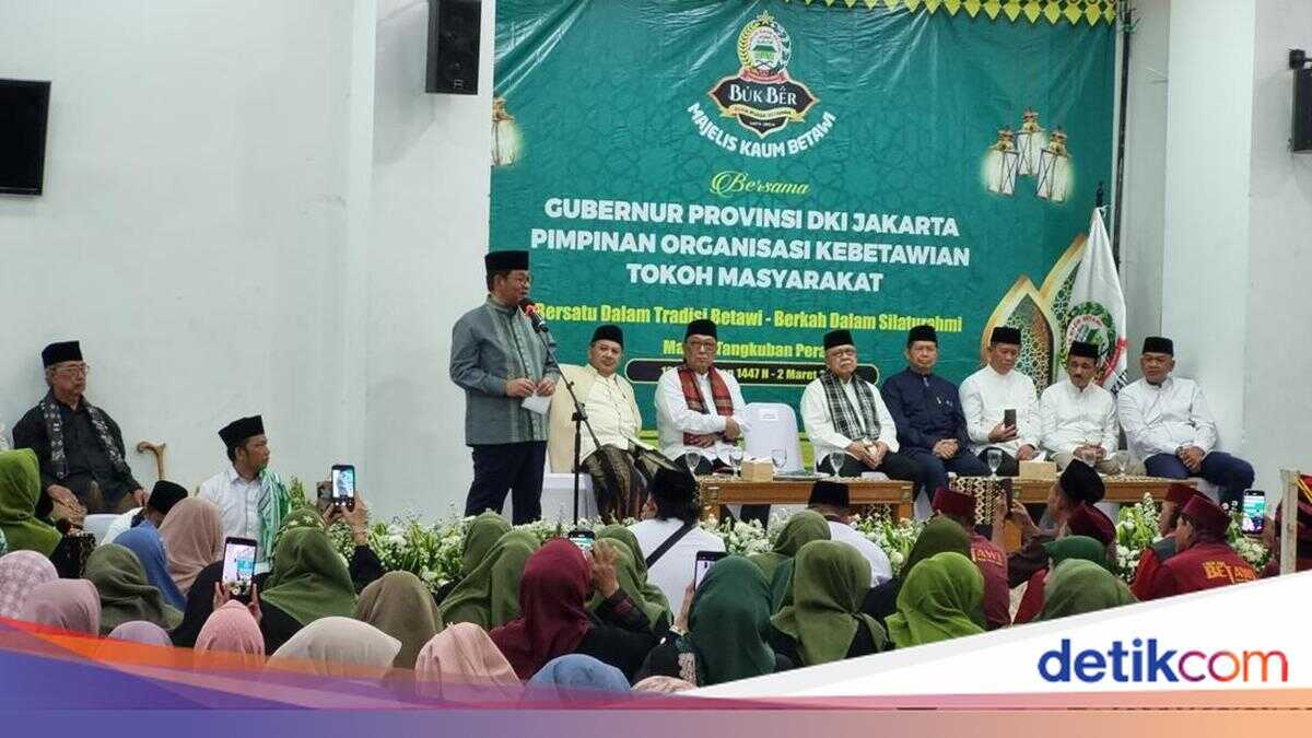 Pramono Seeks to Imbue Jakarta with Betawi Soul and Spirit at Majelis Kaum Betawi Iftar