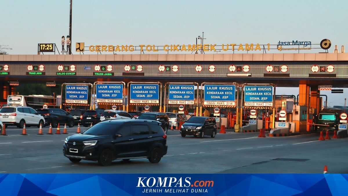 Lebaran 2026 toll tariff discounts on 29 toll roads, note the dates