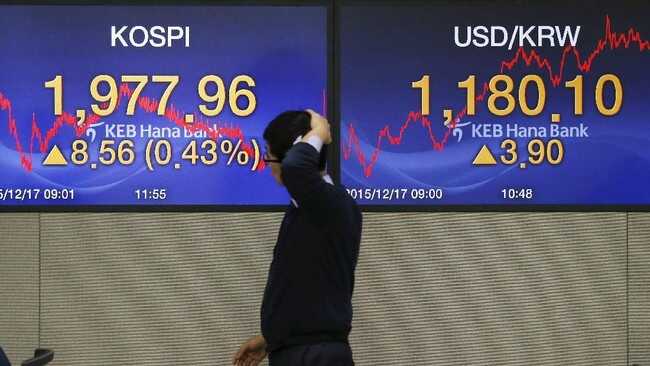 South Korea's Kospi Slumps 7%, Asia-Pacific Stock Markets Darken on Middle East Conflict