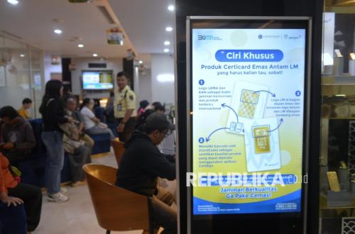 Antam Gold Price Falls by Rp 77,000 to Rp 3,045,000 per Gram