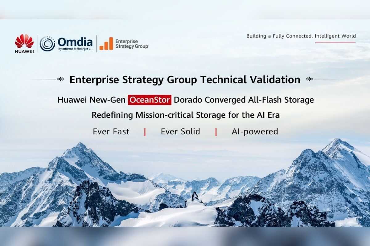 Huawei's New-Gen OceanStor Dorado Converged All-Flash Storage Passes Enterprise Strategy Group Technical Validation