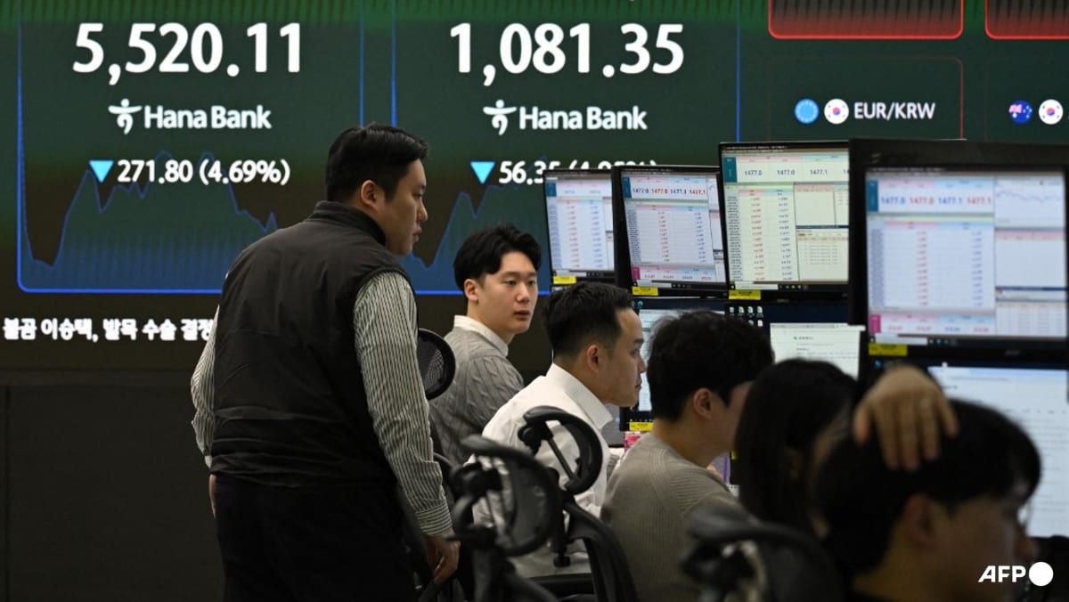 Stock plunge sparks trading halt in South Korea's key indexes