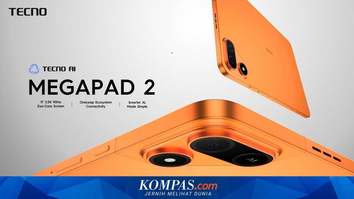 Tecno Megapad 2 Debuts at MWC 2026, a Large-Display Tablet with a Slim Body